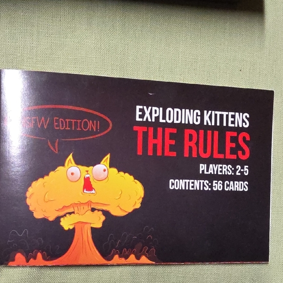 Exploding Kittens NSFW Edition Card Game - Picture 3 of 5